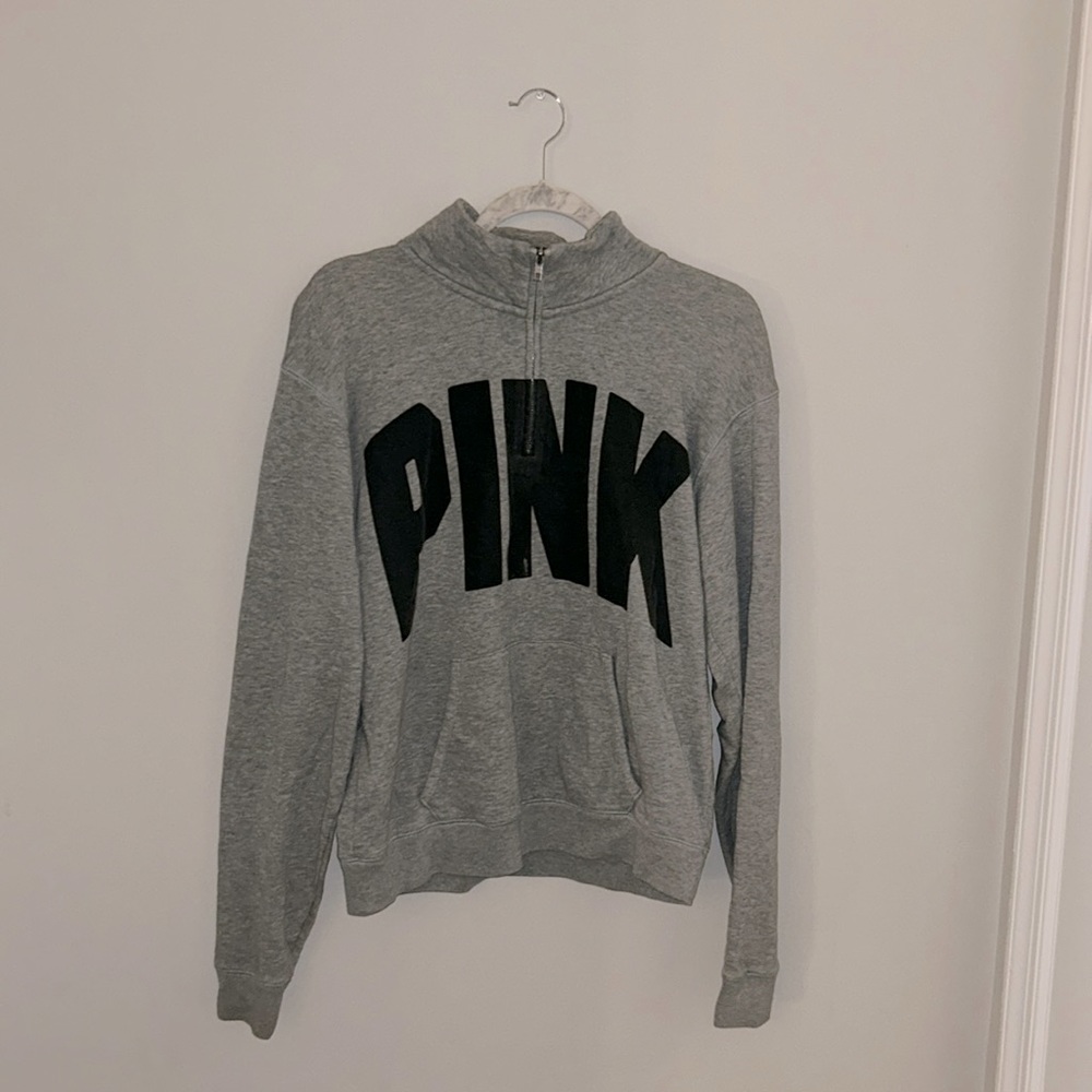 Grey Quarter zip